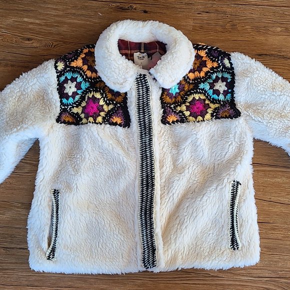 Tach Brunella crochet Jacket size large - Picture 1 of 4